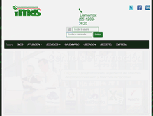 Tablet Screenshot of imds.org.mx